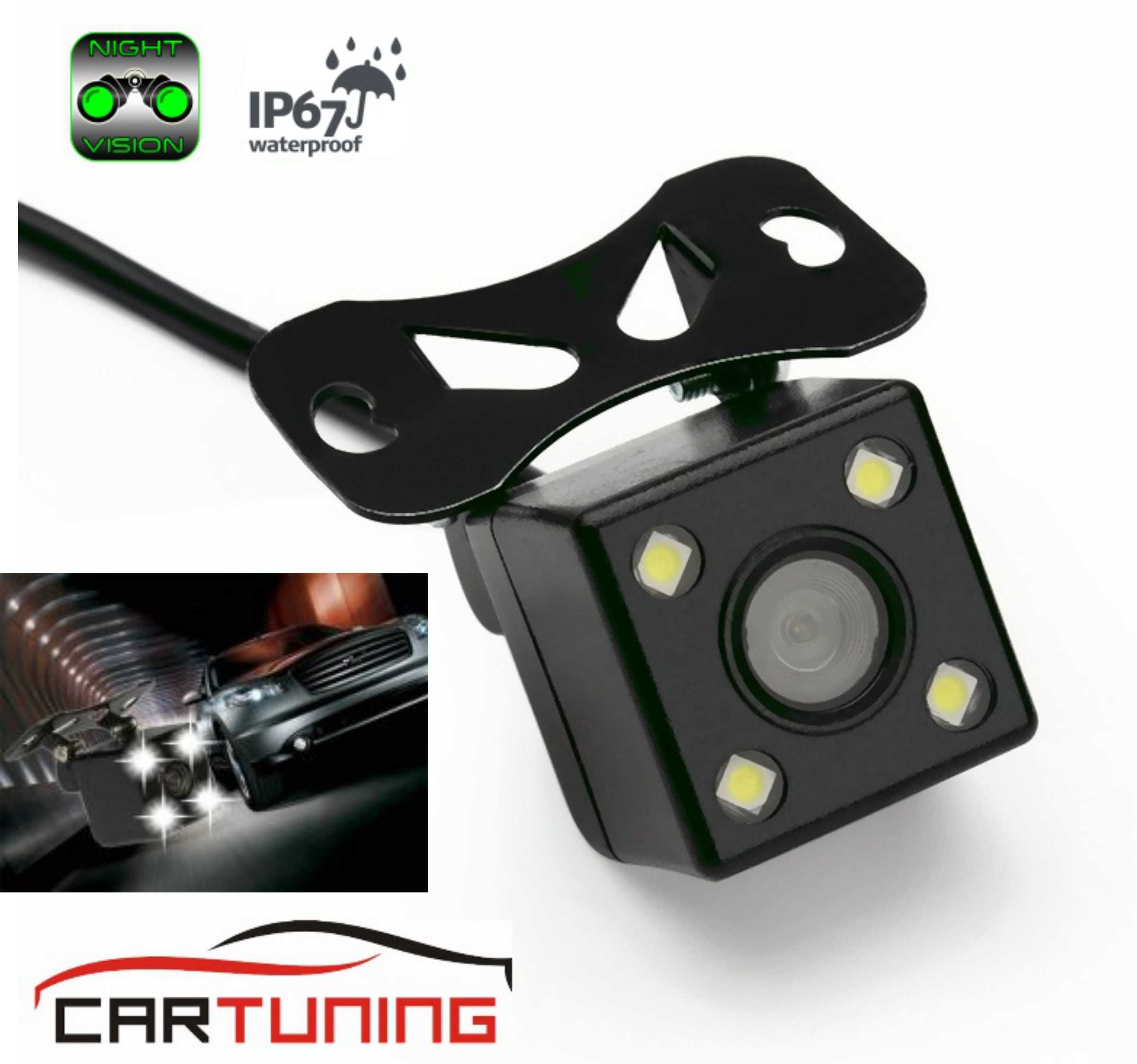 RGB LED parkovací a couvací kamera pro GPS navigace